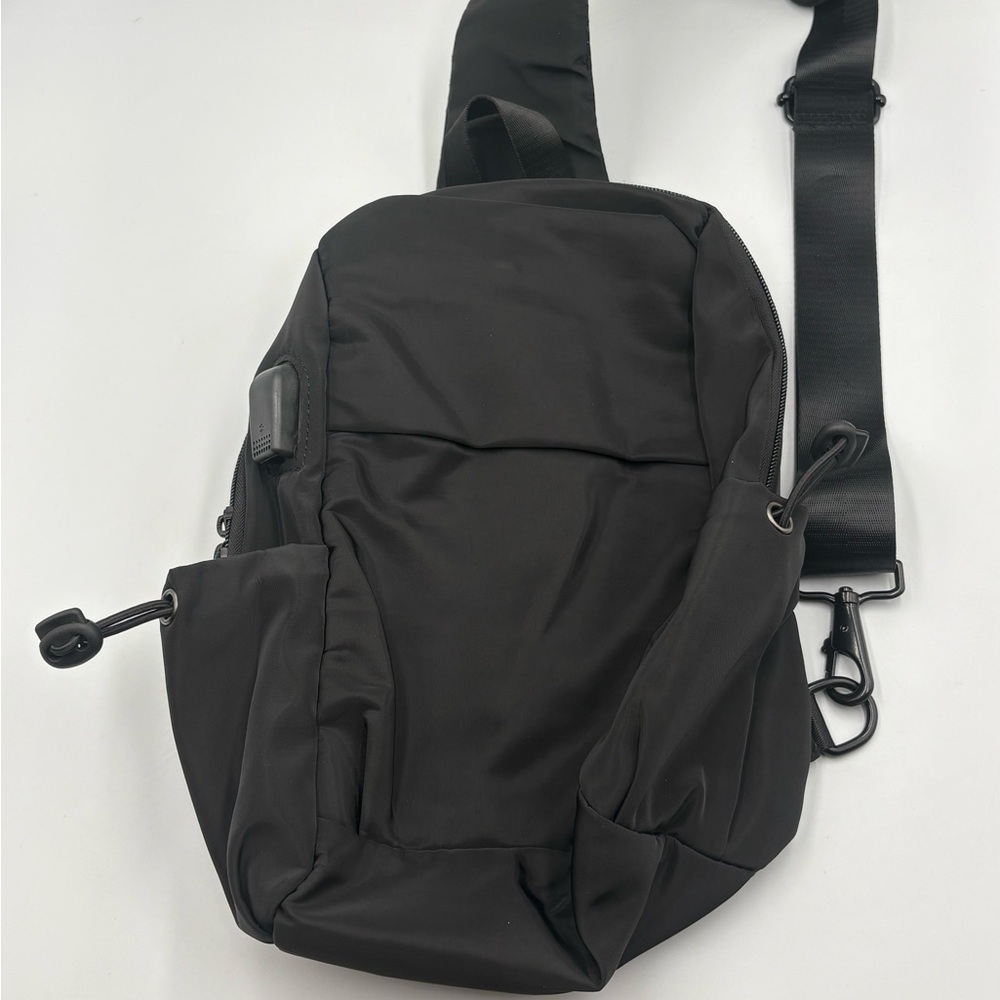 Sling Backpack with USB Charging Port